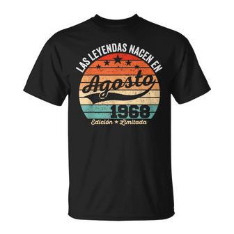 58 Años Cumpleaños Las Leyendas Nacen En Agosto De 1968 Camiseta unisex - Regaloses