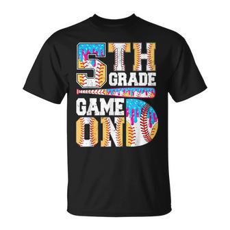 5Th Grade Fifth Game On First Day Of School 1St Baseball Boy T-Shirt - Thegiftio UK