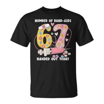 67 Nurse Meme Six Seven Nursing Medical School Women T-Shirt - Monsterry