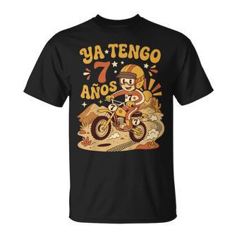 7 Cumpleaños Motocross Moto Ya Tengo 7 Años Niño Camiseta unisex - Regaloses