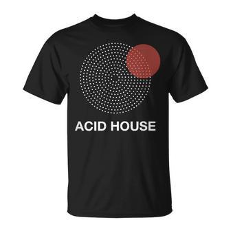 Acid House Music Musique Rétro Techno Raver Edm Party Des Années 90 T-Shirt - Cadeauxyz