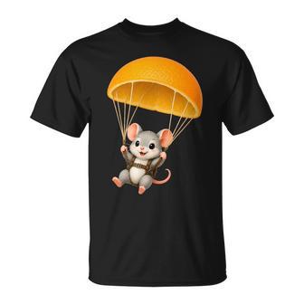 Adorableouris Avec Parachute Orange Motif Animal Fruité T-Shirt - Cadeauxyz