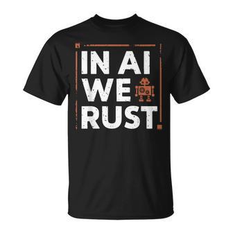 Algoritmos Robóticos Ciencia De Datos Robótica Robótica Camiseta unisex - Regaloses