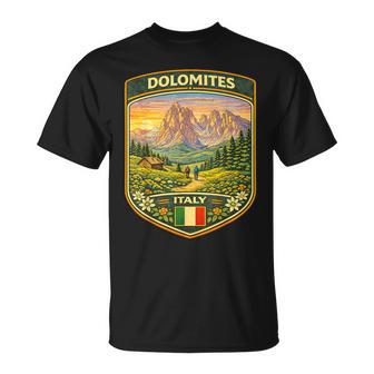Alpes Italiennes Dolomites Italie Alpes Dolomitesoyage En Famille T-Shirt - Cadeauxyz