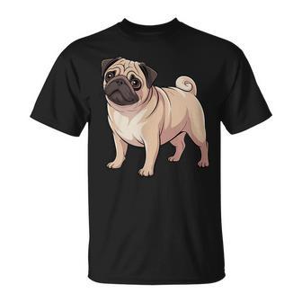 Amante Del Perro Carlino Camiseta unisex - Regaloses