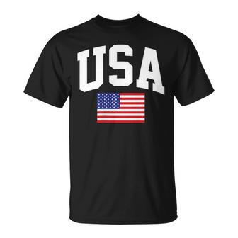 American Flag Stars Stripes 4Th Of July Patriotic Usa Logo T-Shirt - Thegiftio UK