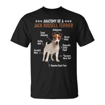 Anatomia Di Un Jack Russell Terrier Proprietario Di Cane Amante Degli Animali Maglietta - Novitaregali