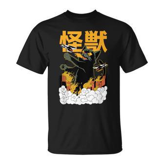 Anime Japonaise Kaiju Cattreet Harajuku Manga T-Shirt - Cadeauxyz
