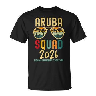 Aruba Squad 2026 Tropical Group Family Vacation Matching T-Shirt | Seseable UK