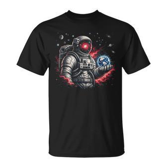 Astronaut Earth Science Space Galaxy Cosmic Universe T-Shirt - Thegiftio UK