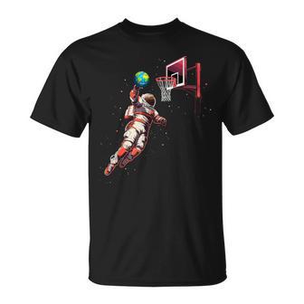 Astronaute Basketball Outerpace Cadeaux Hommes Enfants S Espace T-Shirt - Cadeauxyz