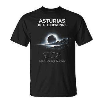 Asturias Total Eclipse España 12 Agosto 2026 Camiseta unisex - Regaloses