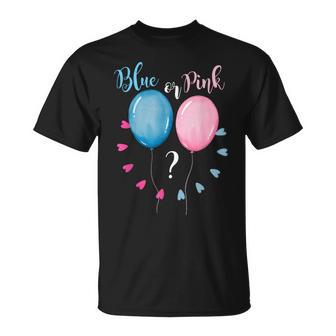 Azul Rosa Fiesta Revelaciónexo Anuncio Embarazo Bebé Mamá Camiseta unisex - Regaloses