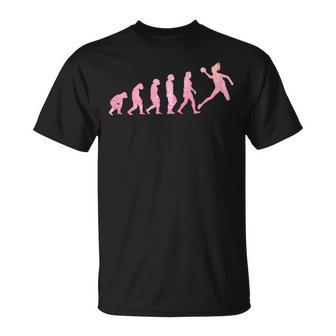Balonmano Jugador Chicas Es Balonmano Equipo Evolución Balonmano Camiseta unisex - Regaloses