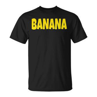 Banana The Word Banana On A コスチューム Tシャツ - Kawaiitshirt