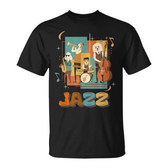 Banda De Perro Retro Jazz Camiseta unisex - Regaloses