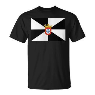 Bandera De Ceuta España Cuello Camiseta unisex - Regaloses