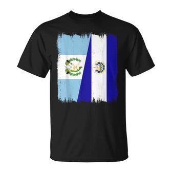 Bandera De Guatemala Elalvador Raícesalvadoreñas De Guatemala Camiseta unisex - Regaloses
