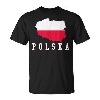 Bandera Polaca Patriótica Polonia Hombres Es Niños Polska Camiseta unisex - Regaloses