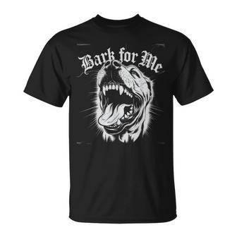 Bark For Me Fierce Dog Letter Esthétique Pour T-Shirt - Cadeauxyz