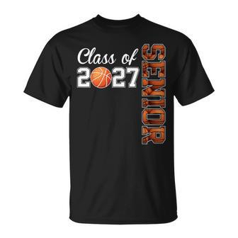 Basketball Senior Class Of 2027 Graduation Team T-Shirt - Thegiftio UK
