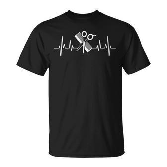 Battement De Coeur Coiffeuse Humour Coiffure Drole T-Shirt - Cadeauxyz