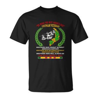 We Were The Best America Had Vietnam Veteran T Shirt Name T-Shirt | Seseable UK
