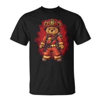 Bezaubernder Feuerwehr-Teddybär Für Lustige Abenteuer T-Shirt - Geschenkecke