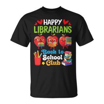 Bibliotecarios Felices Regreso A La Escuela Club Educador Aula Niños Camiseta unisex - Regaloses
