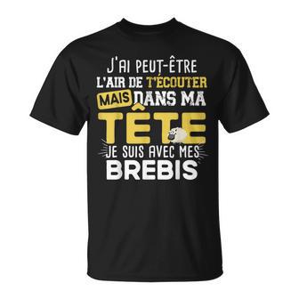 Brebis Mouton Agneau Cadeau Humour Laine Ferme Agricole T-Shirt - Cadeauxyz