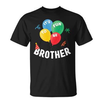 Brother It's Fun To Be One Birthday First Birthday Family T-Shirt - Thegiftio UK