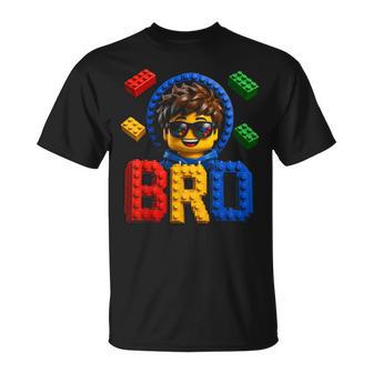 Building Blocks Boy Girl Birthday Brother Bro T-Shirt - Thegiftio UK
