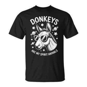 Burros Espíritu Animales Divertido Burro Camiseta unisex - Regaloses