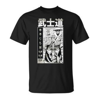 Bushidoamurai Épée Japonaise Amoureux Du Manga T-Shirt - Cadeauxyz