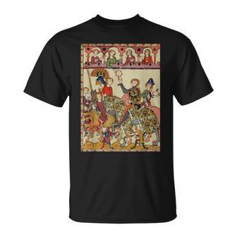 Caballeroictorioso Arte Medieval Deliglo Xiv Camiseta unisex - Regaloses