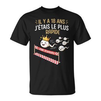 Cadeau Anniversaire 18 Ans Drole Adulte Marathon T-Shirt - Cadeauxyz