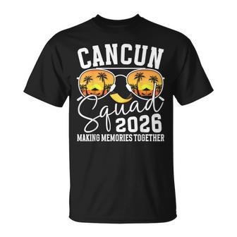 Cancun Vacation Squad 2026 Group Matching Family Vacation T-Shirt - Thegiftio UK