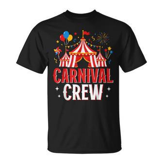 Carnival Crew Circus Staff Costume Circus Theme Party T-Shirt | Seseable UK