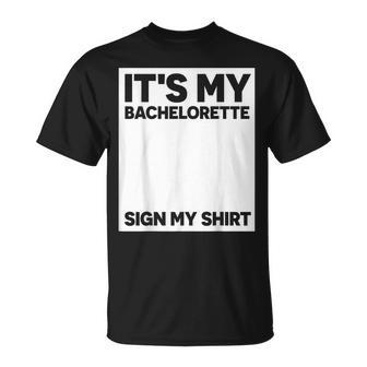 Cartel De Despedida Deoltera Con Mi Camisa Divertida Despedida Deoltera Camiseta unisex - Regaloses