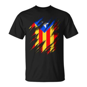 Cataluña Amantes Bandera Catalana Estelada Blava Camiseta unisex - Regaloses