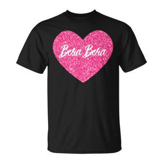 Cœur Rose I Love Bora Bora Cadeau Deoyage Pour Et Fille T-Shirt - Cadeauxyz