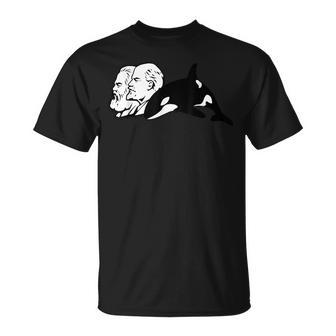 Comarada Orca Divertido Yate Comunismo Marxista Marx Equipo Gladis Camiseta unisex - Regaloses