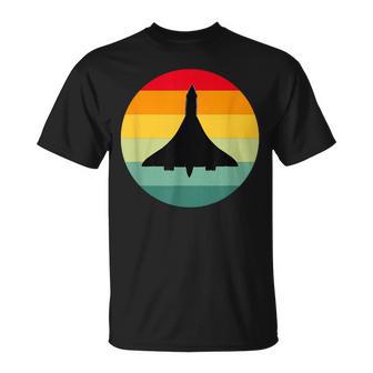 Concordeupersonic Im Retro-Look T-Shirt - Geschenkecke