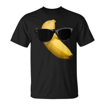 Cool Banana Portant Des Lunettes Deoleil Drôle Fruits T-Shirt - Cadeauxyz