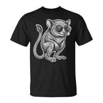 Cool Tarsero Gafas Dibujo Camiseta unisex - Regaloses