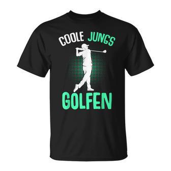 Coole Jungs Golfen Golf Golfer Kinder Jungen T-Shirt - Geschenkecke