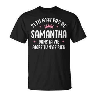 Copine Humour Cadeau Personnalisé Prénomamantha T-Shirt - Cadeauxyz