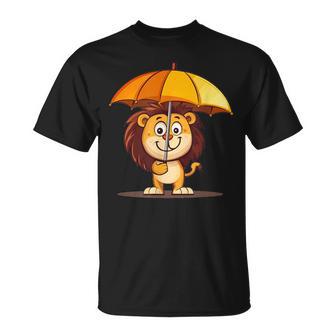 Costume De Lionouriantous Parapluie Jaune T-Shirt - Cadeauxyz