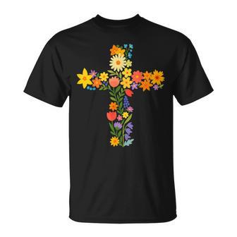 Croix Religieuse Chrétienne Jésus-Christ Foi Et Adoration T-Shirt - Cadeauxyz