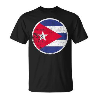 Cubaintage Drapeau Cubain T-Shirt - Cadeauxyz